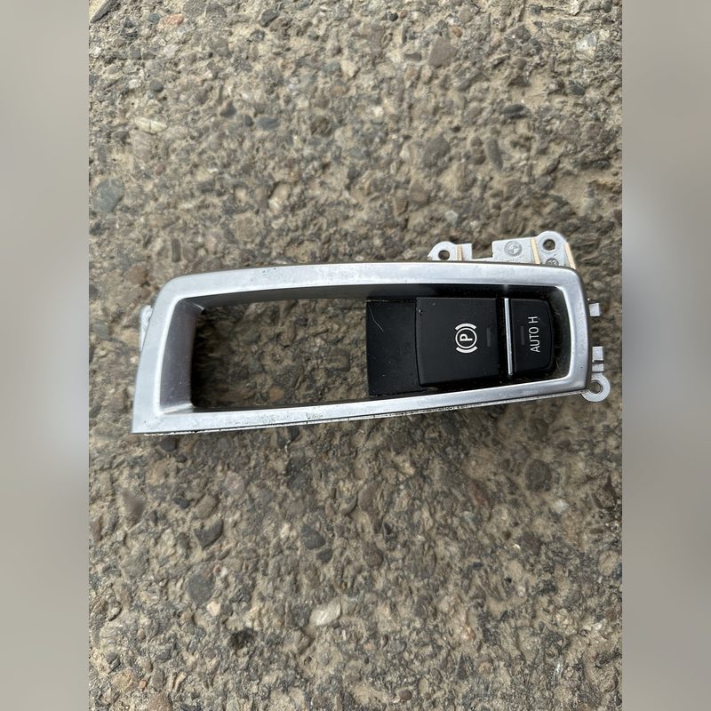 Buton frana de mana electrica Auto Hold cu rama BMW F10 F11 F18 F06 F12 F13 61319217594 – poza 1