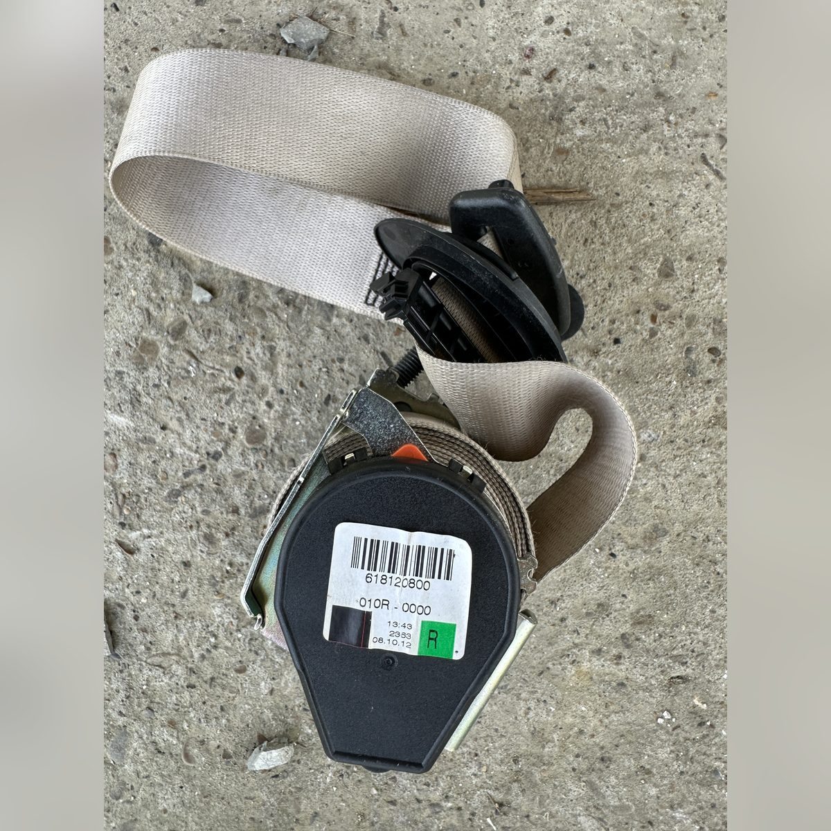 Centura siguranta fata dreapta bej BMW F10 535i xDrive 2013 – poza 1